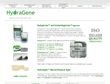 Tablet Screenshot of hydragene.com